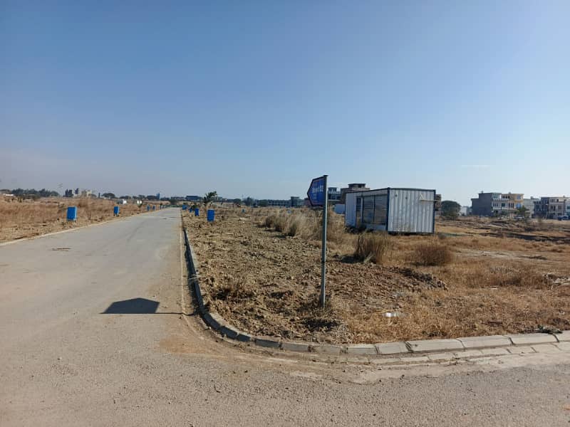 Second-to-Corner 10 Marla Plot in E Block, Airport Enclave Islamabad 1