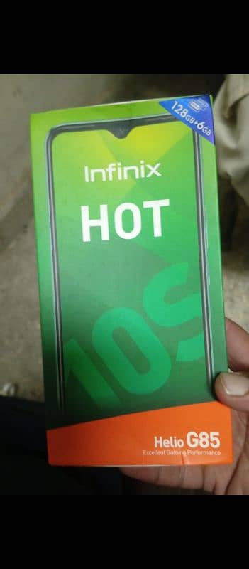 Infinix Hot10S Mobile for sale 6/128 4