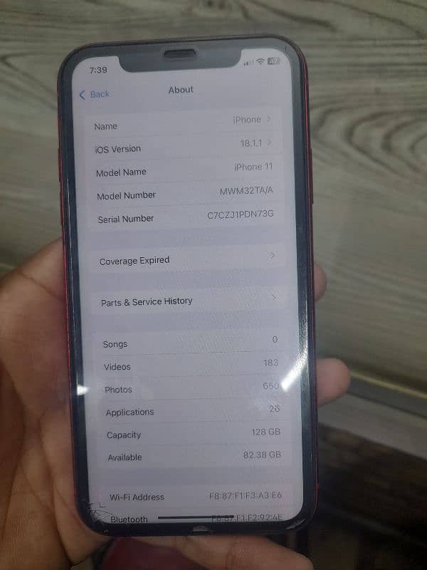 iPhone 11 Pta proved 128gb 6