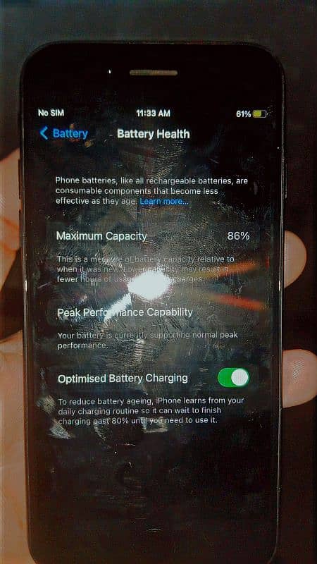 Iphone 7 10/10 Condition battery health 86 all ok 4