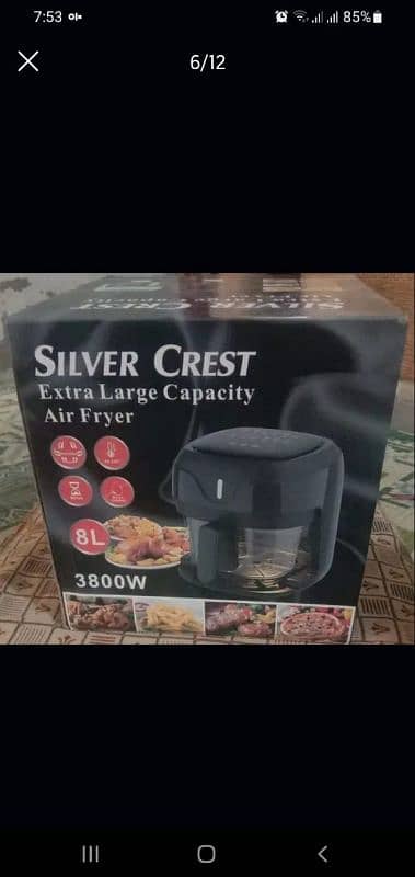 AIR FRYER EXTRA LARGE CAPACITY 8