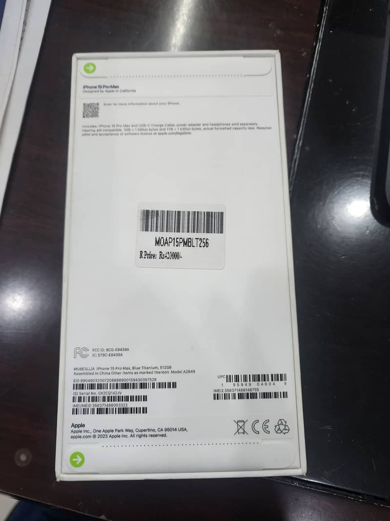 Apple iPhone 15 Pro Max 512GB LLA,Non PTA 2