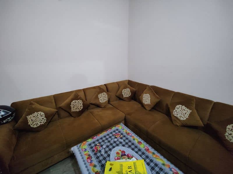 10 Seater L Shape Sofa | 2 month used | molty foam 10 years warranty 2