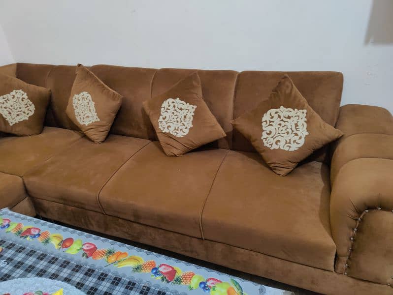 10 Seater L Shape Sofa | 2 month used | molty foam 10 years warranty 3