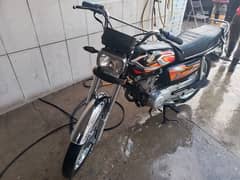 Honda CG 125 2022 antique bike only 11000Km driven