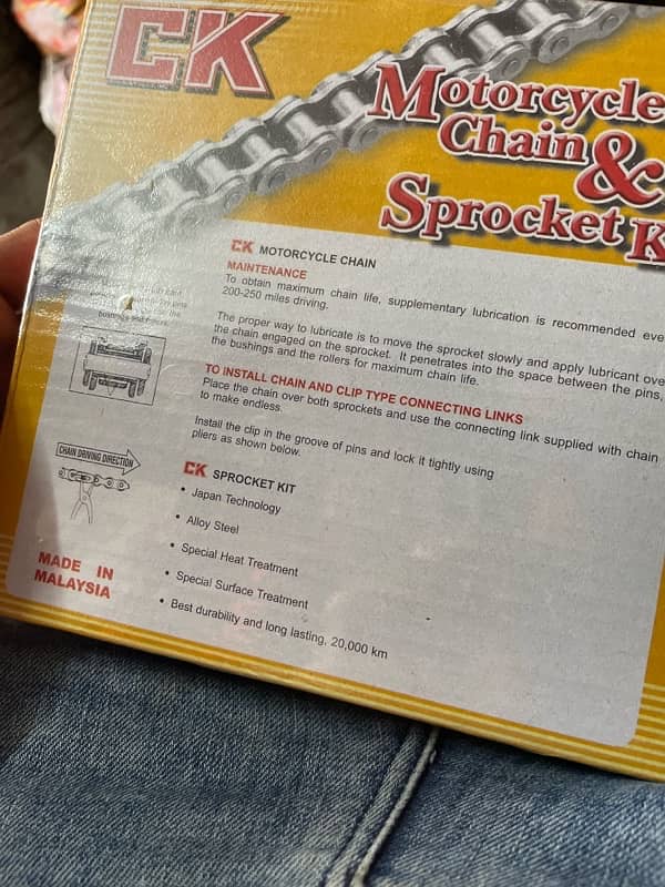 CD 70 CHAIN SPROCKET KIT 2