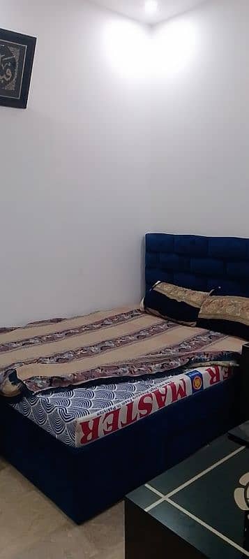 very new condition bed urgent sale with new matters 2