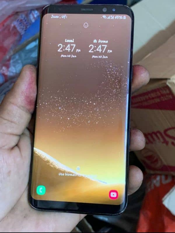 Sumsung S8Plus Official PTA With Box Exchange possible with Good Phone 0