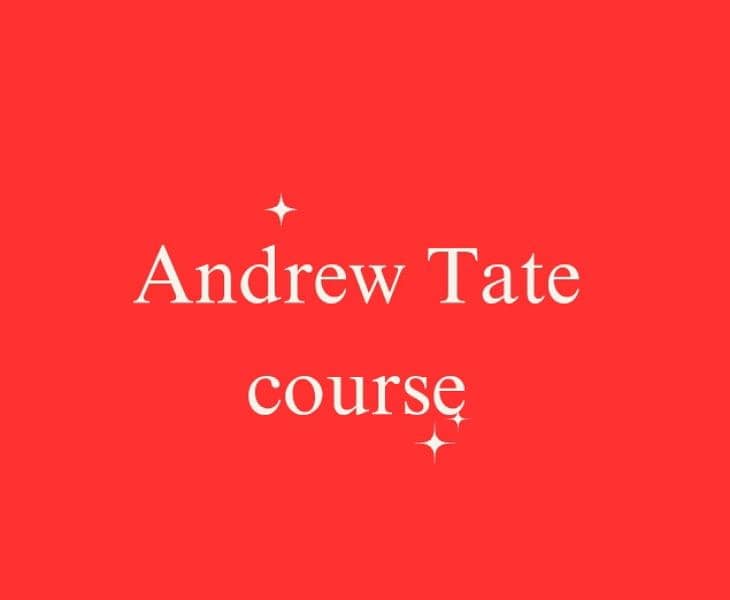 Andrew Tate course in Drive 0