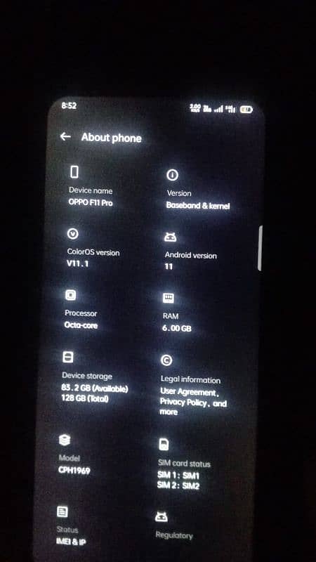 oppo f11 pro 6/128 5