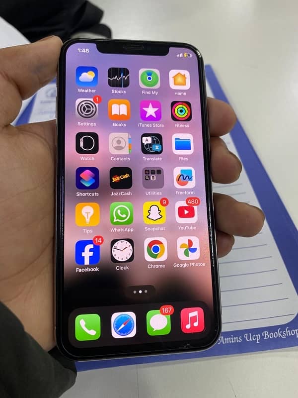 i phone x pta approved 64 gb condition 10/10 all okay best phone 5