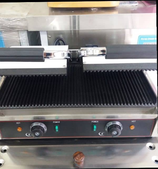 Pizza conveyor belt oven / Slush dough Mixer Hot plate Grill sharwama 15