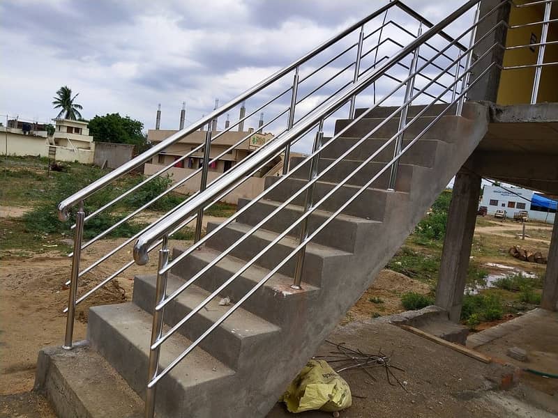 Stainless Steel| Railing|  Steel Pipe Railing| Stairs|  Terrace 2