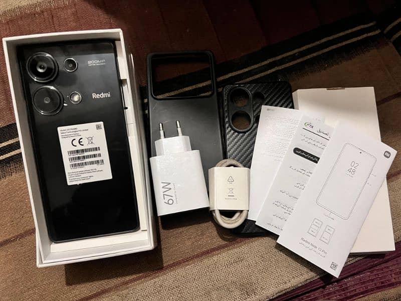 redmi note 13 pro complete box 0