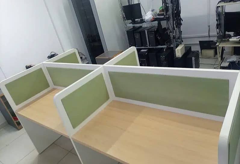 workstation Office Furniture Table Co workspace Table  ( 8000 Seat ) 8