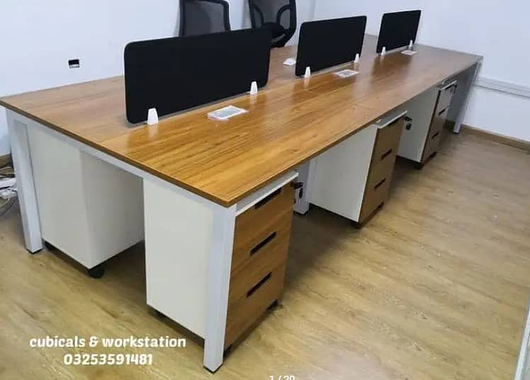 workstation Office Furniture Table Co workspace Table  ( 8000 Seat ) 9