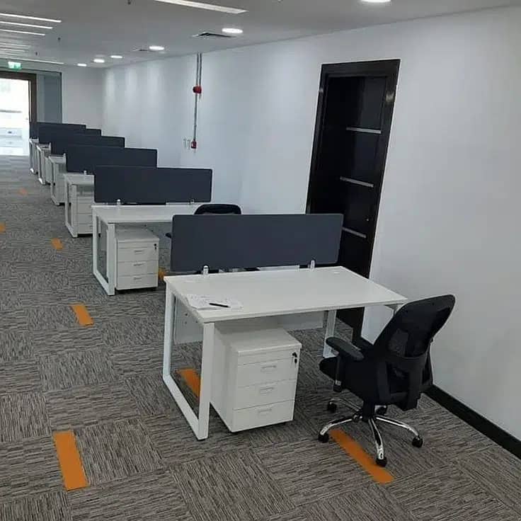 workstation Office Furniture Table Co workspace Table  ( 8000 Seat ) 14