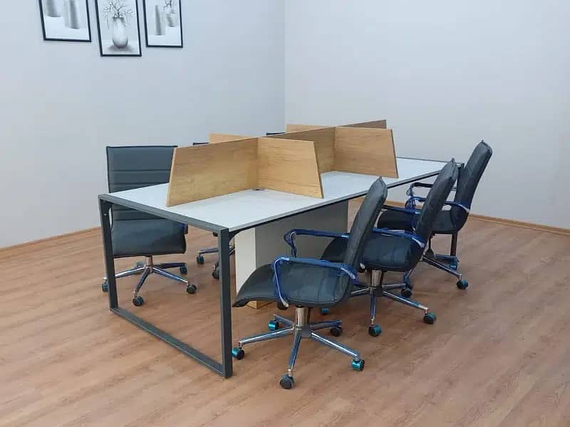 workstation Office Furniture Table Co workspace Table  ( 8000 Seat ) 15