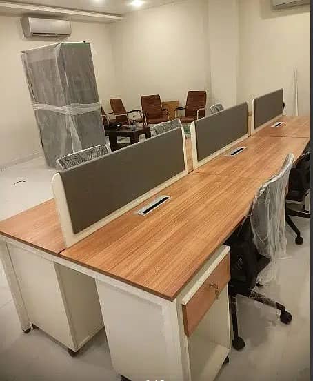 workstation Office Furniture Table Co workspace Table  ( 8000 Seat ) 19