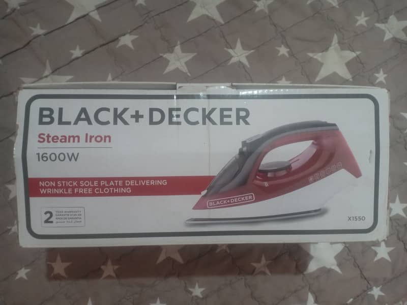 Steam+Dry iron B&D 6