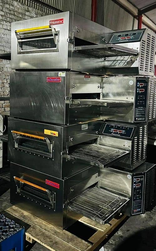 Pizza conveyor belt oven / Sharwama counter Fryer Hot plate Fast food 0