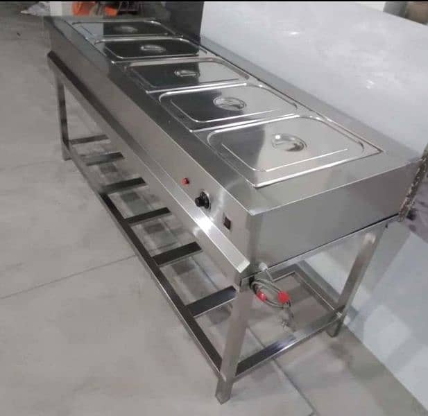 Pizza conveyor belt oven / Sharwama counter Fryer Hot plate Fast food 14