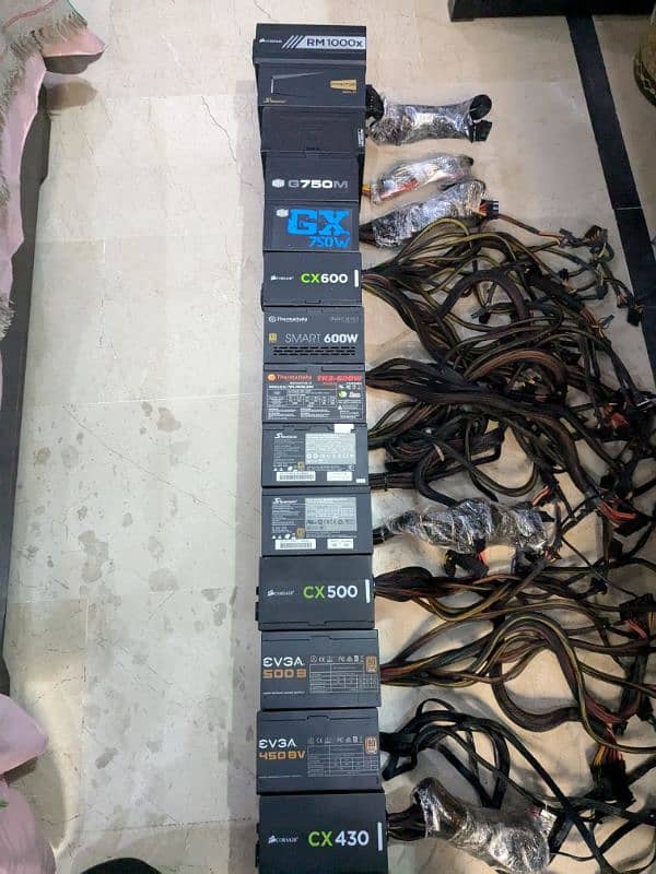 POWER SUPPLY 450w 500w 550w 600w 650w 750w 850w 1000w 1200w PSU 8