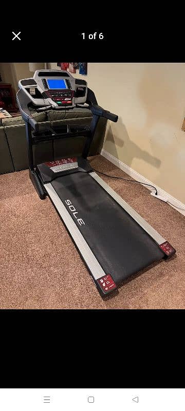 SOLE F85 COMMERCIAL GRADE TREADMILL HEAVY DUTY CONTINUES MOTOR. 6