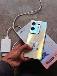 infinix zero 40 8+8 256gb with box charger only call 03167025243