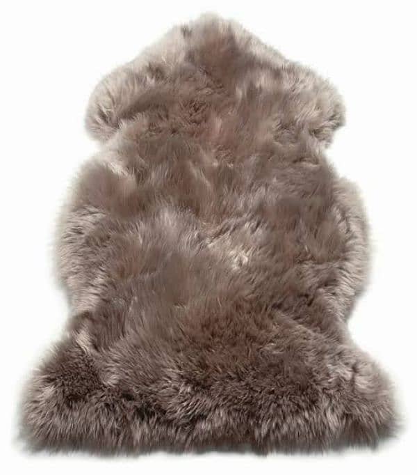 Natural sheep fur Rug 0