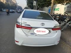 Toyota Corolla GLI 2020 Manual,contact 03008811360