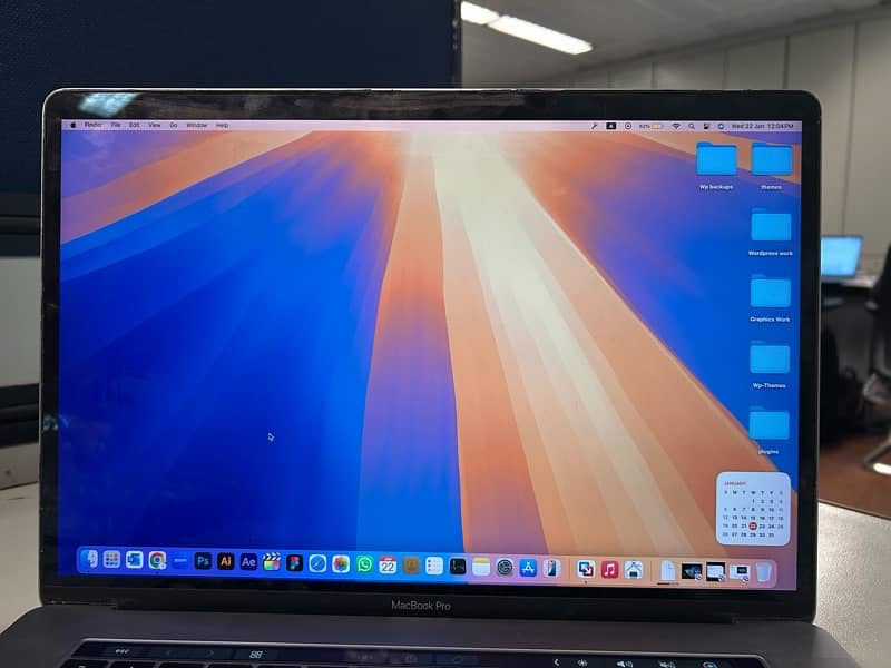 Macbook pro 2019 i9 16gb 500gb 4gb amd graphics card 10