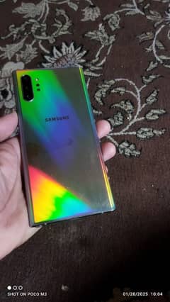 Galaxy Note 10+ 5G dual sim 12/256  sim aporvd1 minor dot glass crack