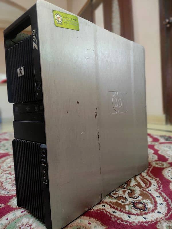 HP workstation Z-600, 12gb Ram, 128GB SSD, Quadro 2000d GPU 2