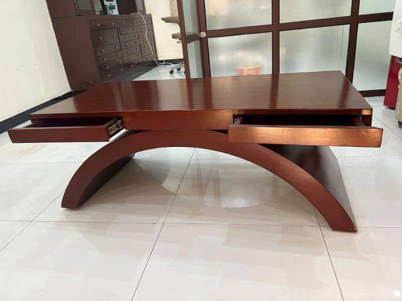 wooden glossy finish table 2