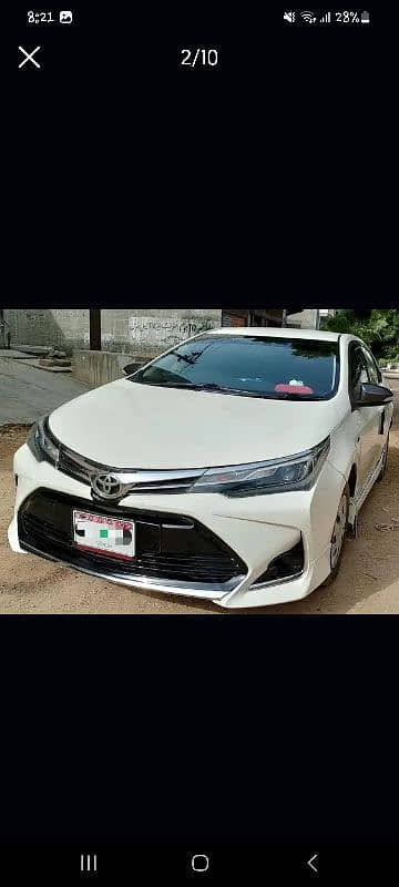 Toyota Corolla XLI 2016 convert to grande 1