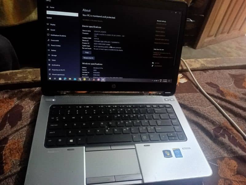 Laptop ProBook G1 460 4th generation 8gb ram 500gb harddrive 2