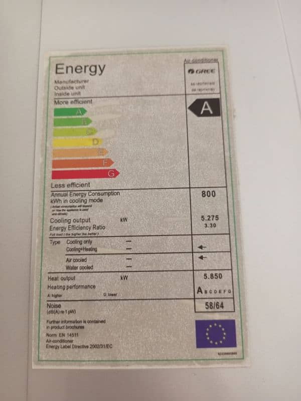 Gree 1.5 ton DC inverter split air conditioner 1