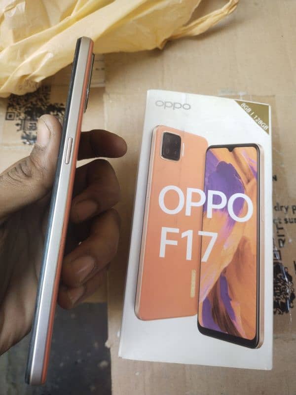 8+5/128gb with box oppo F17 2