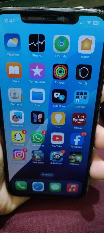 Iphone XS Max 10 by 10 condition Just bettery change Butt Original 1