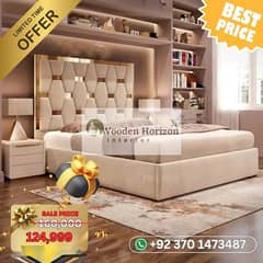 Bed Set/ King Size bed /wooden bed /double bed /poshish bed/furniture