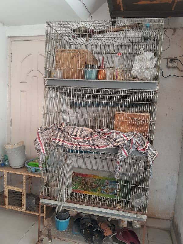 3 level Cage with drainage system 0