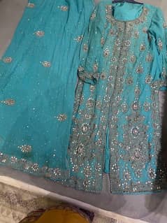 heavy kundan work formal dress