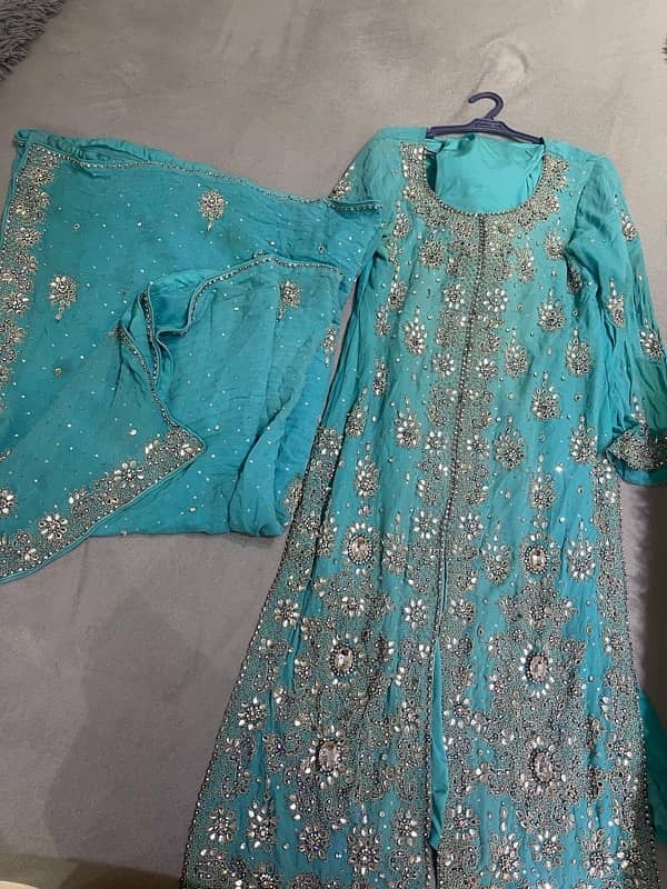 heavy kundan work formal dress 1