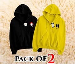 _Winter Collection For Kids ZIPPER Hoodie_ *PACK OF 2*