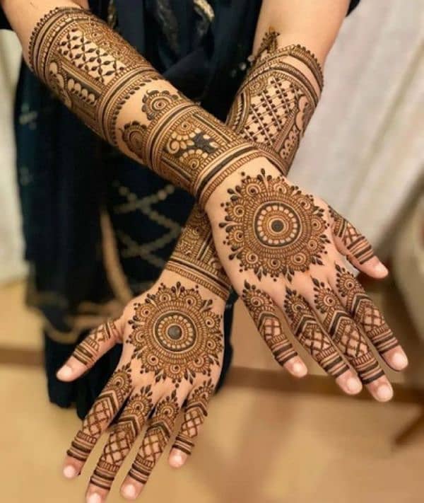 special Briadle Cone Mehandi 1