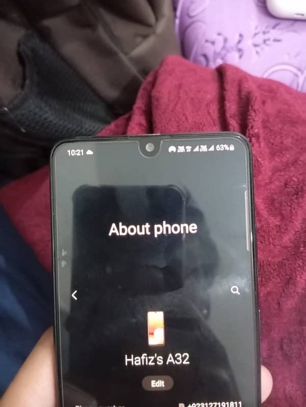 Samsung A32 with box charger 8