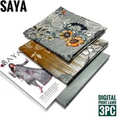 3-PCS Digital Print Lawn