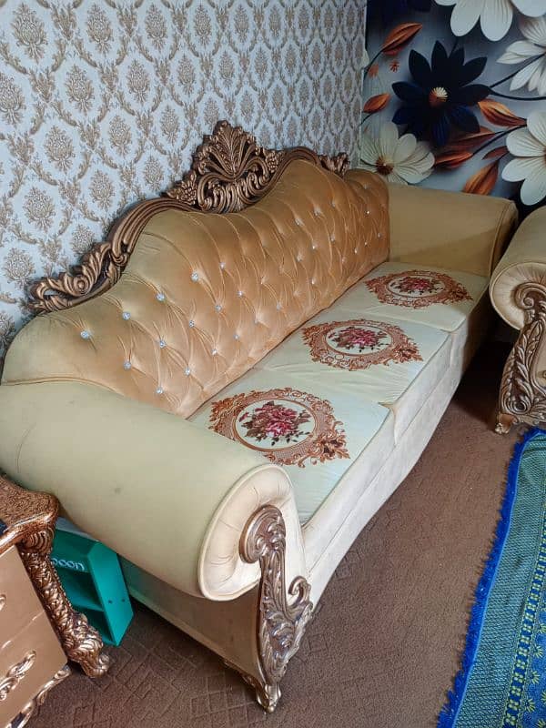 Royal golden sofa set 2