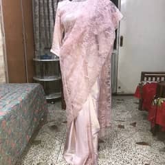 Pink colour Saree